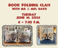 Book Folding Class