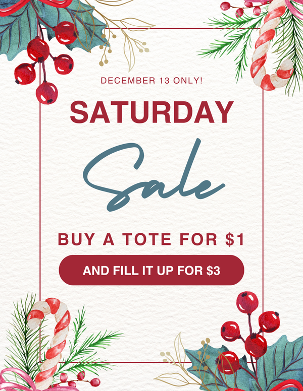 Book sale 2025 Saturday